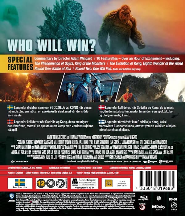 Godzilla vs Kong (Blu-ray)