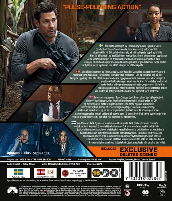 Jack Ryan - Säsong 4 (Blu-ray) (2 disc)