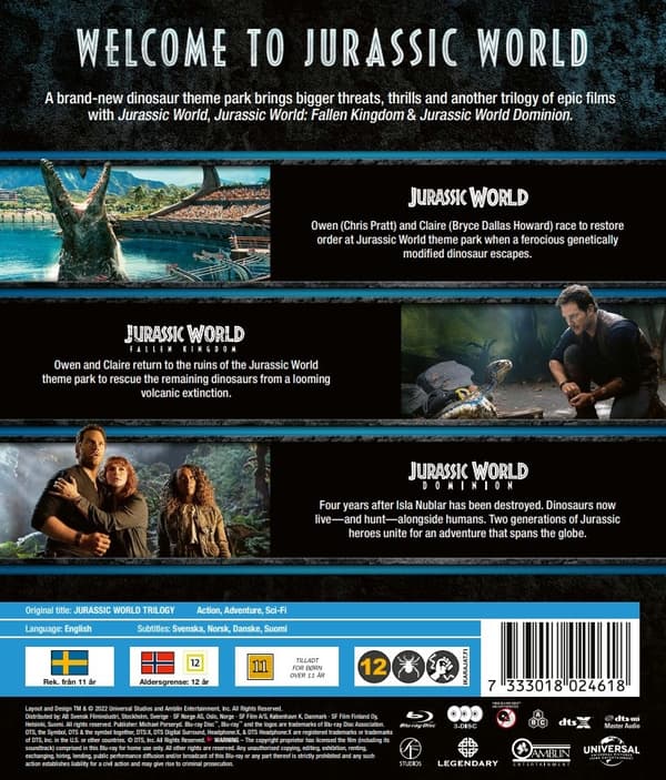 Jurassic World Trilogy (Blu-ray)