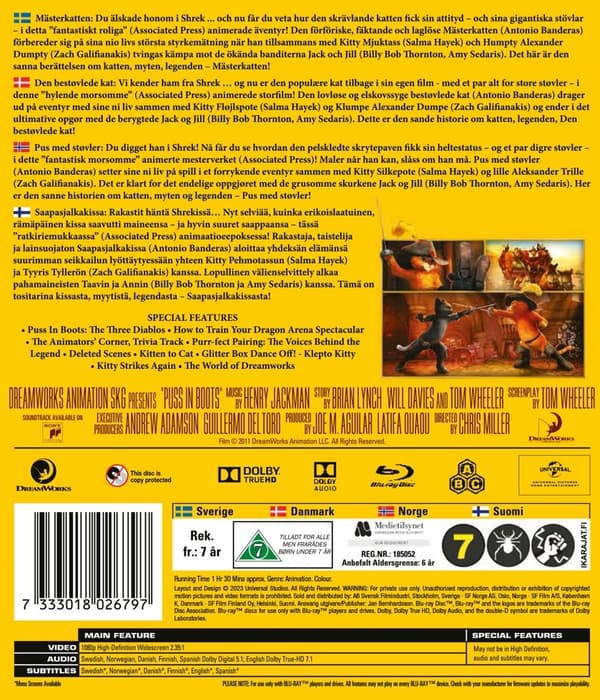 Puss In Boots (Blu-ray)