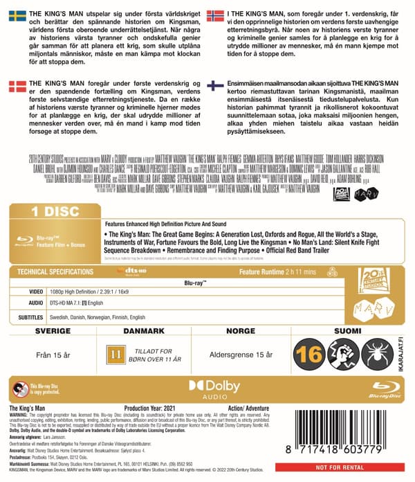 The King's Man (Blu-ray)