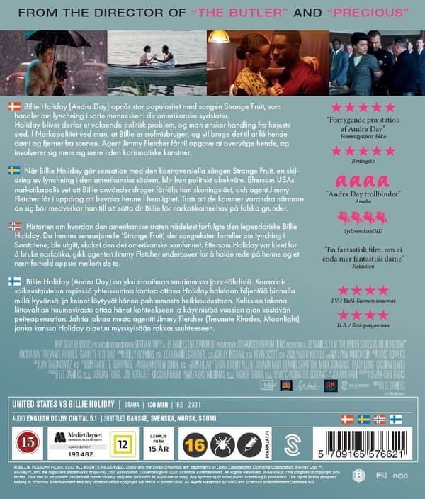 United States Vs Billie Holiday (Blu-ray)