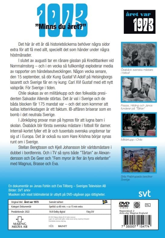 Året var 73