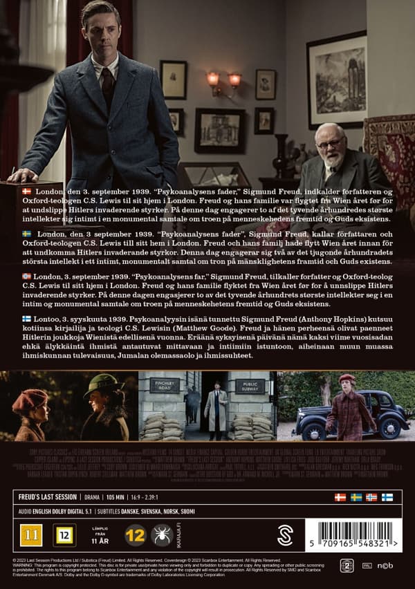 Freud`S Last Sesion (DVD)