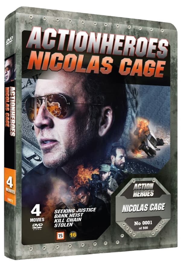 Nicolas Cage Action Heroes - Limited Steelbook (4 disc)