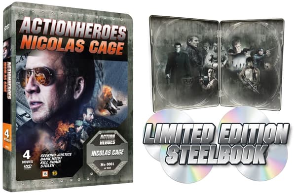 Nicolas Cage Action Heroes - Limited Steelbook (4 disc)