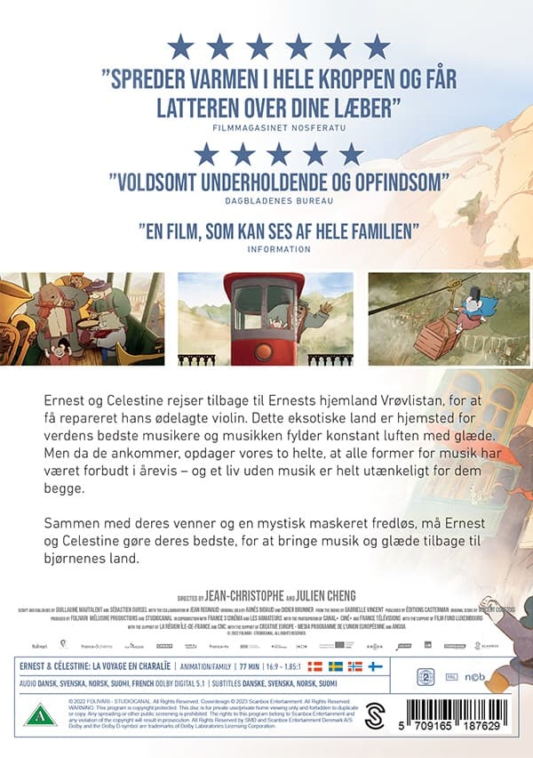 Ernest & Celestine: Rejsen Til Vrøvlistan