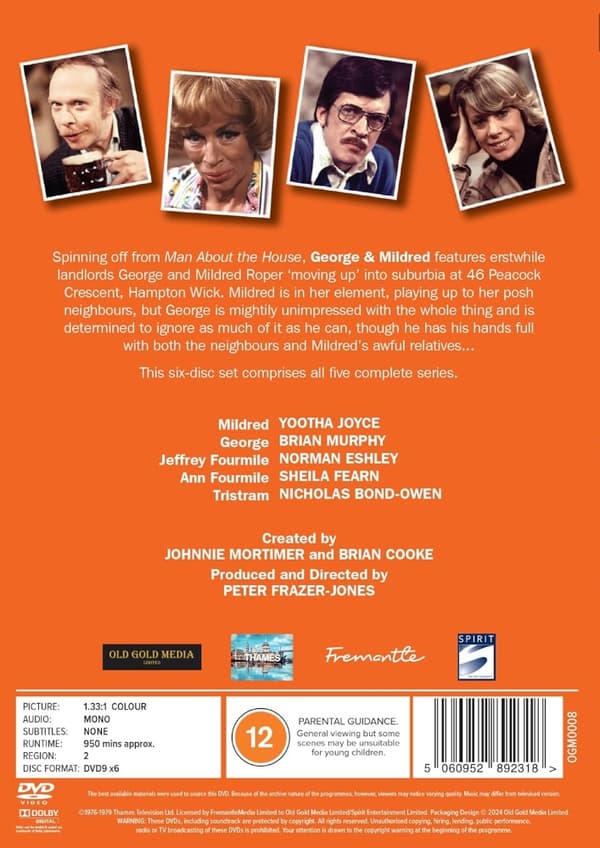 George and Mildred - The Complete Series (6 disc) (Import)