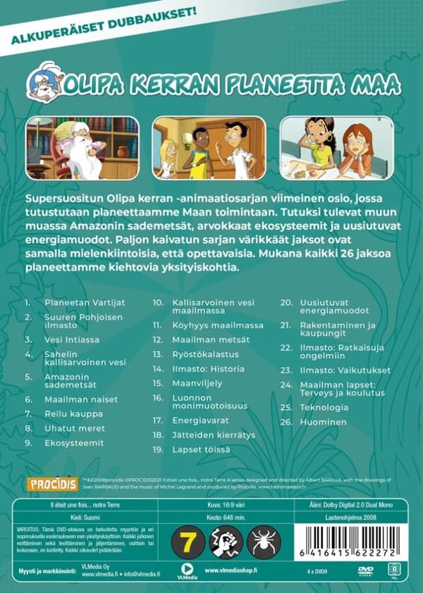 Olipa kerran planeetta Maa (4 disc)