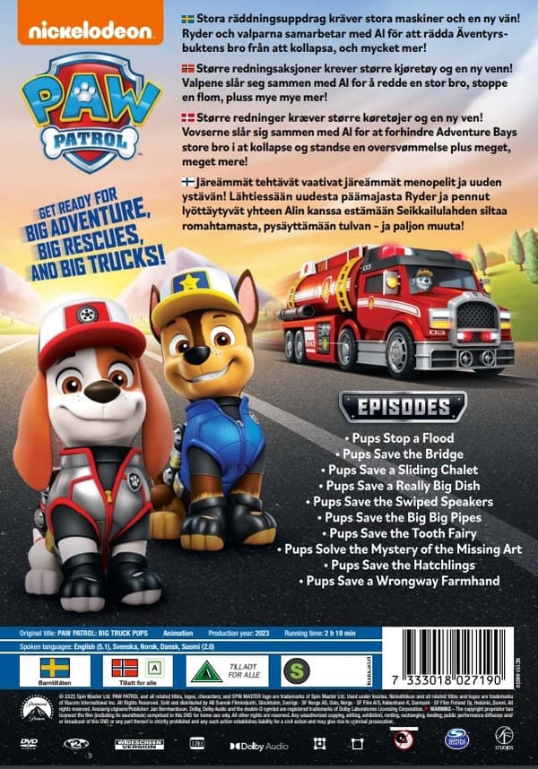 Paw Patrol: Big Truck Pups