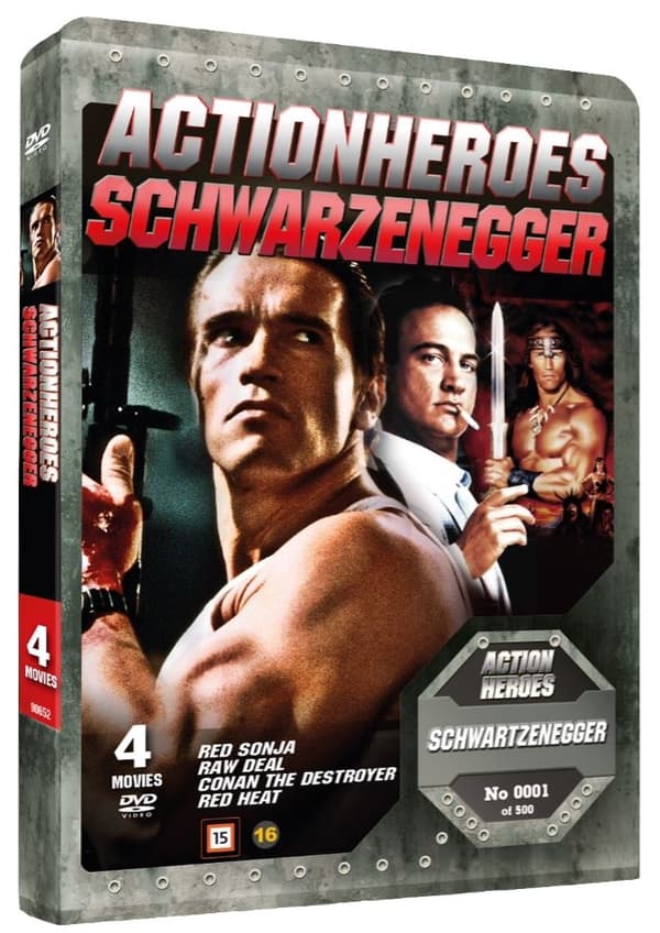 Arnold Schwarzenegger Action Heroes - Limited Steelbook (4 disc)