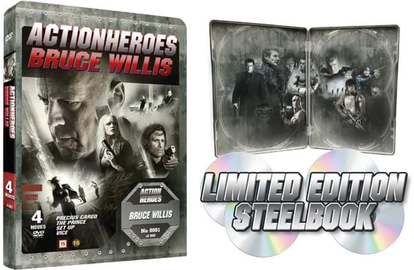 Bruce Willis Action Heroes - Limited Steelbook (4 disc)