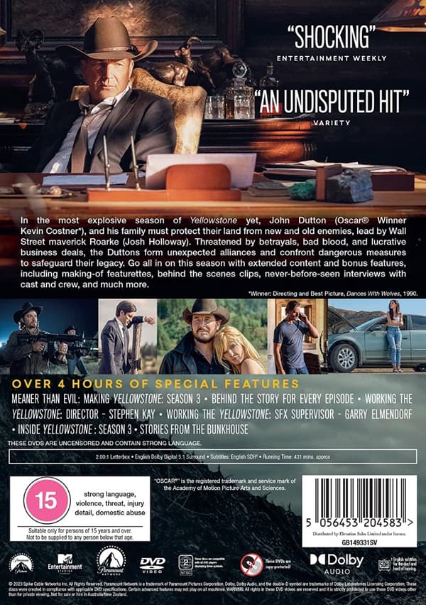 Yellowstone - Season 3 (Import)