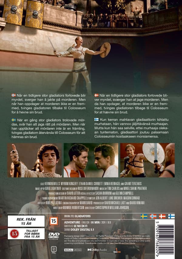 Battle Of The Empire Gladiators (DVD)
