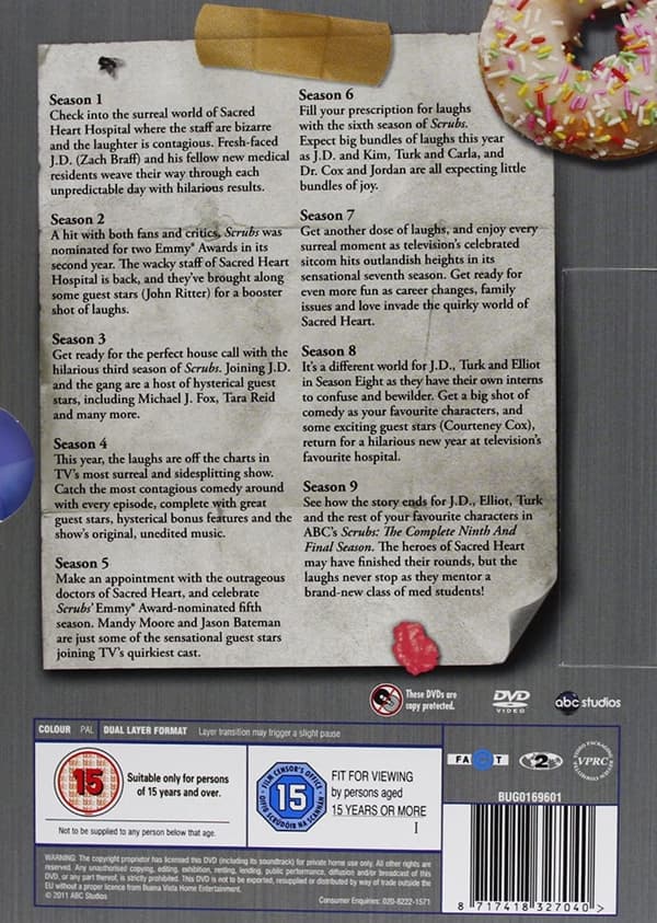 Scrubs - Sesong 1-9 (Import - No. Tekst)