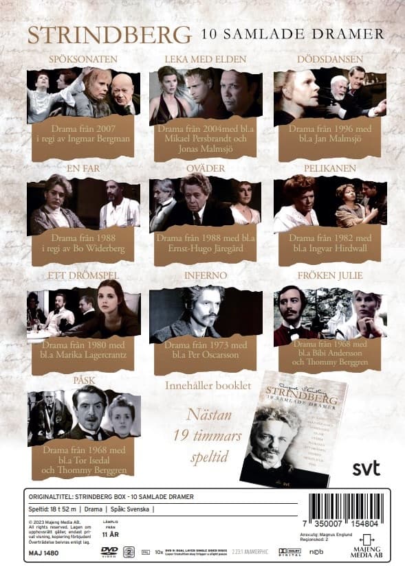 Strindberg Box - 10 Samlade dramer