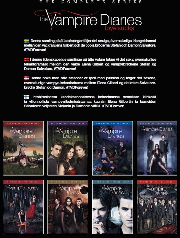The Vampire Diaries - Kausi 1-8