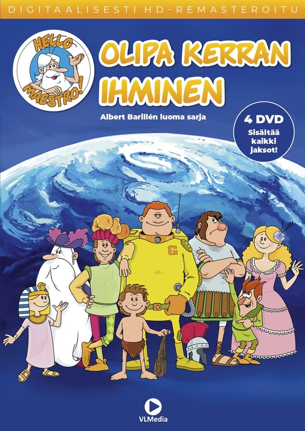 Olipa kerran ihminen (4 disc)