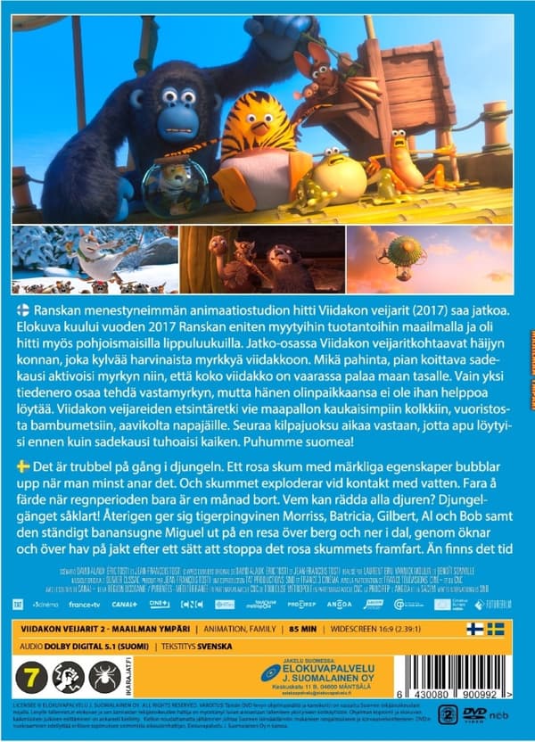 Viidakon Veijarit 2: Maailman Ympäri (DVD)