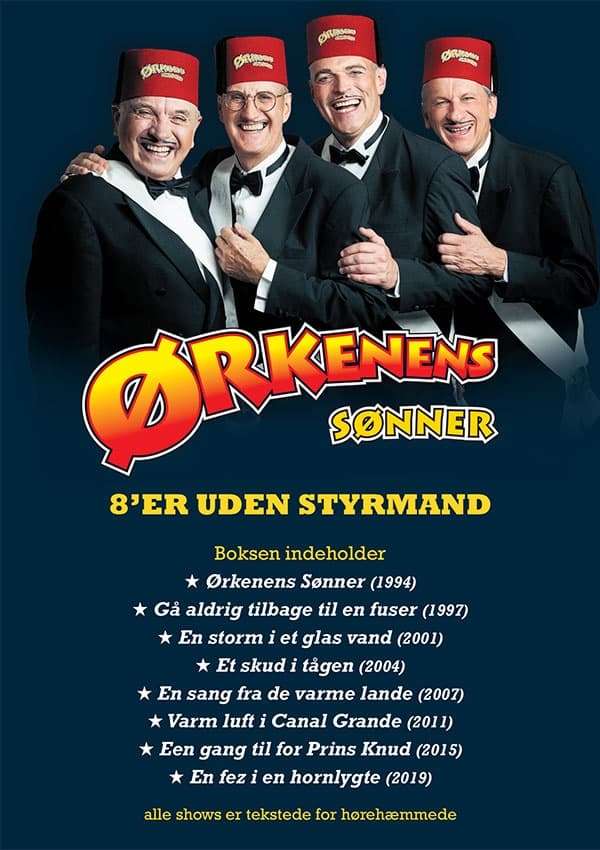 Ørkenens Sønner - 8'er Uden Styrmand (8 disc)