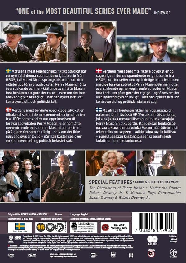 Perry Mason - Säsong 1 (2 disc)