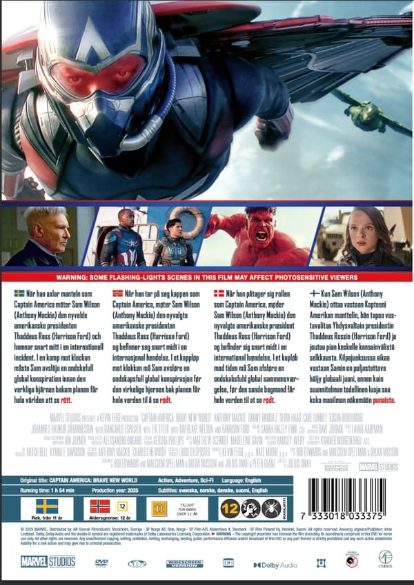 Captain America: Brave New World (DVD)