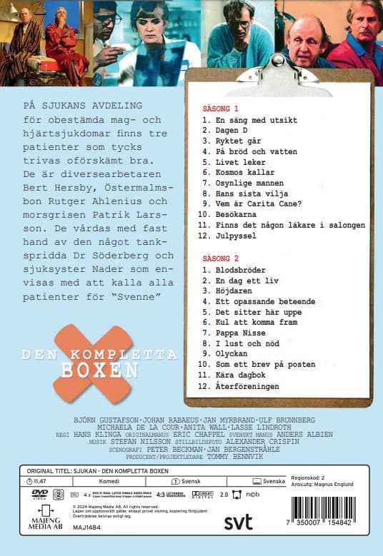 Sjukan - Den Kompletta Boxen (4 disc)