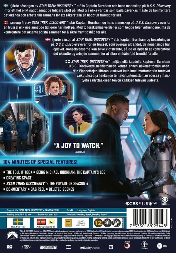 Star Trek Discovery - Sæson 4 (5 disc)