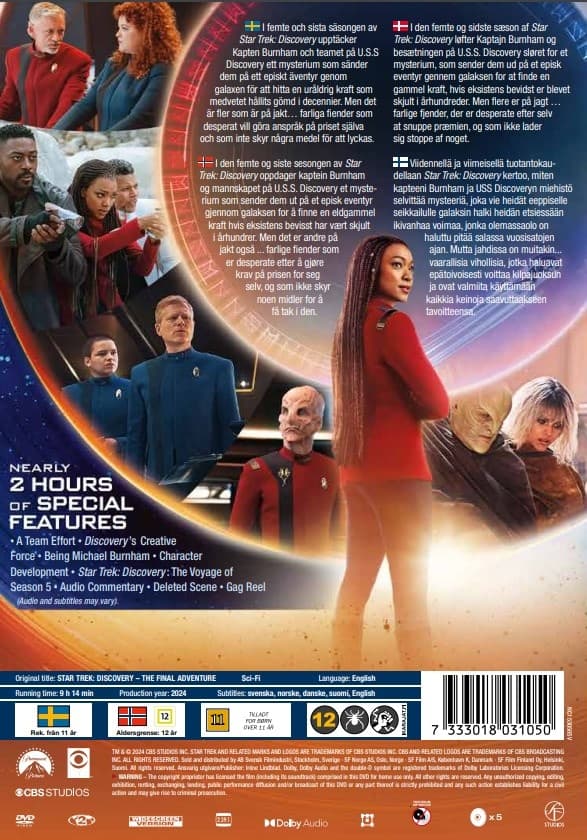 Star Trek Discovery - Sesong 5 (5 disc)