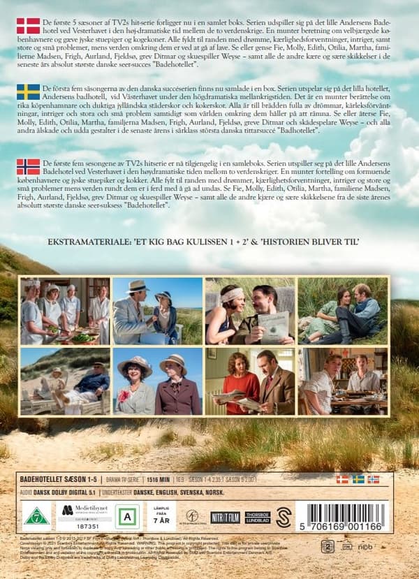 Badehotellet - Sæson 1-5 (10 disc)