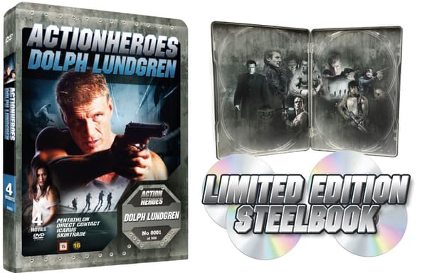 Dolph Lundgren Action Heroes - Limted Steelbook (4 disc)