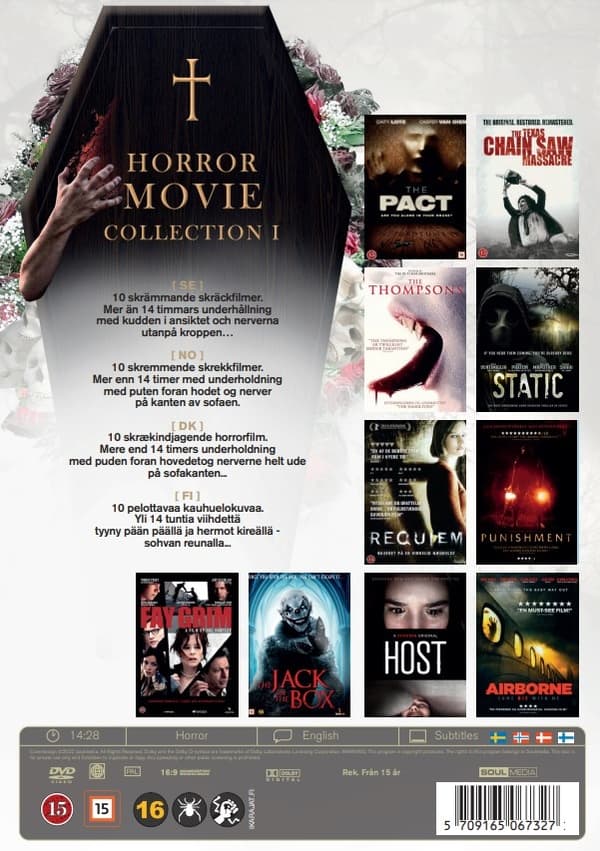 Horror Movie Collection - Vol: 1 (10 disc)