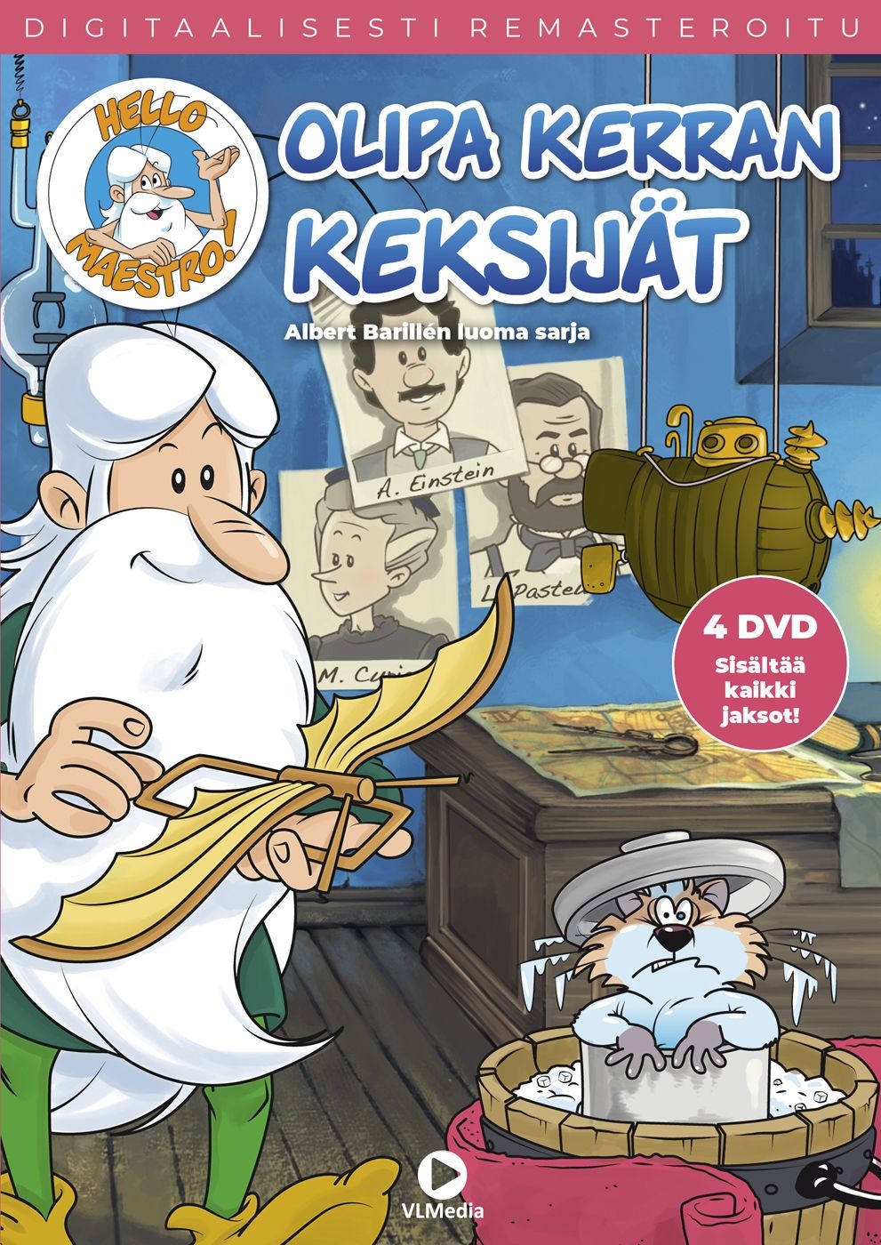 Olipa kerran keksijät (4 disc)