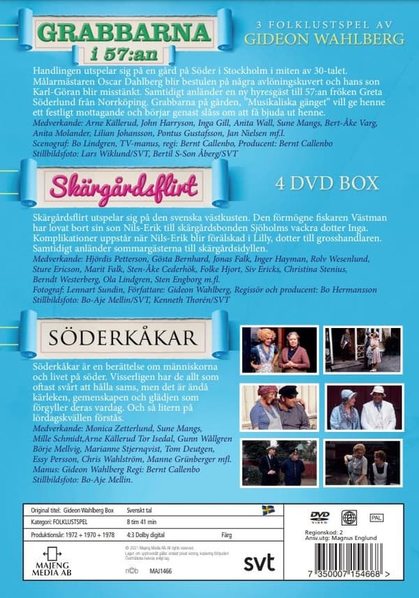 Gideon Wahlberg Komplett Box (4 disc)
