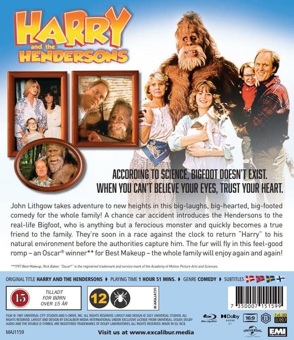 Harry And The Hendersons (Blu-ray)