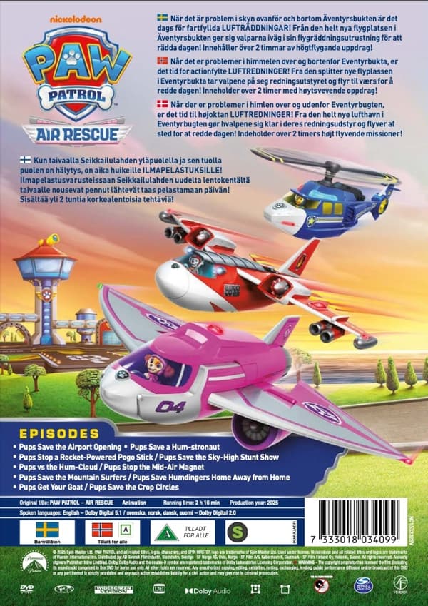 Paw Patrol Air Rescues (DVD)