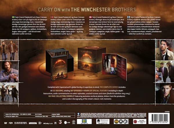 Supernatural - Sæson 1-15 (86 disc)