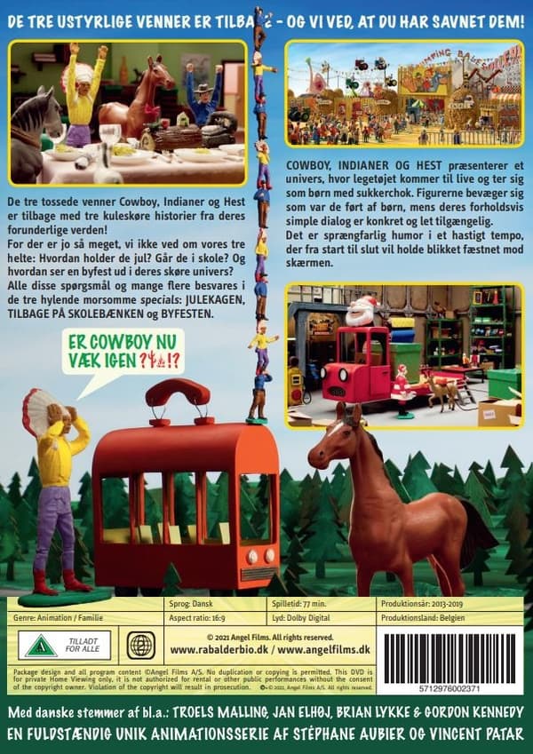 Cowboy Indianer Og Hest - 3 Specials