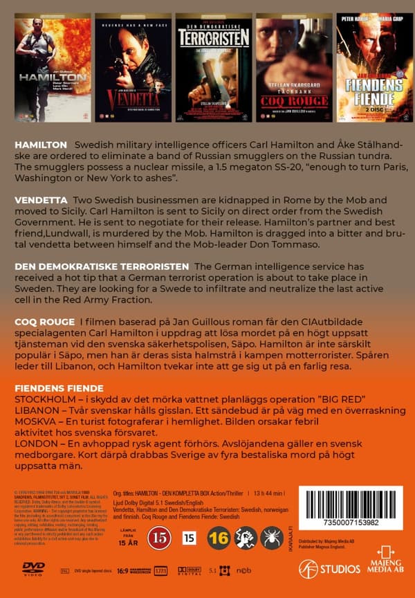 Hamilton den kompletta boxen (DVD)