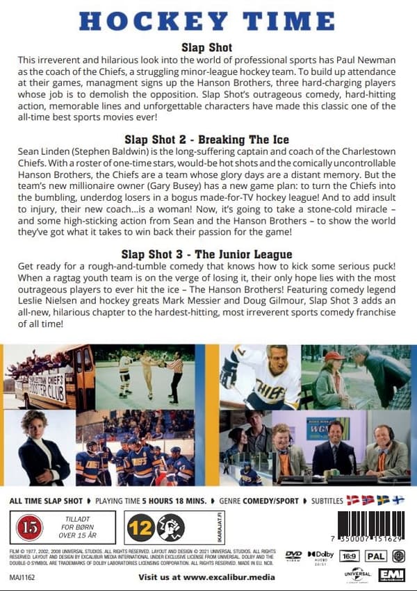 Hockey Time - All Time Slap Shot (3 disc)