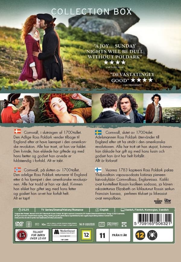 Poldark - Kausi 1-3 (10 disc)