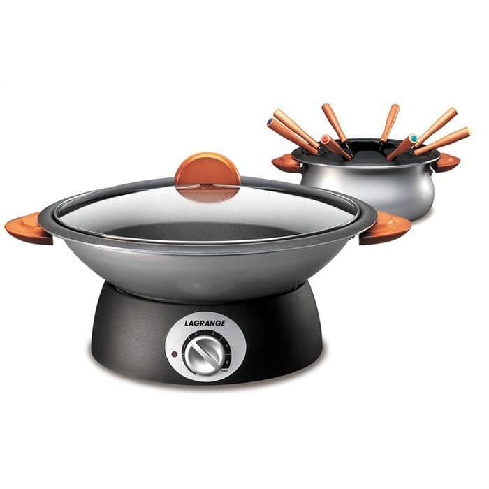 LAGRANGE 349006 Electric Wok - Sort