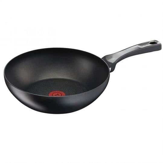 TEFAL Ekspertise wok pan + downloadbar opskriftsbog - 28 cm - Sort