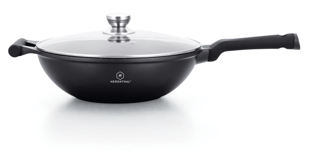 Herenthal Wokpanna med lock 32cm 5.9L GREBLON ®