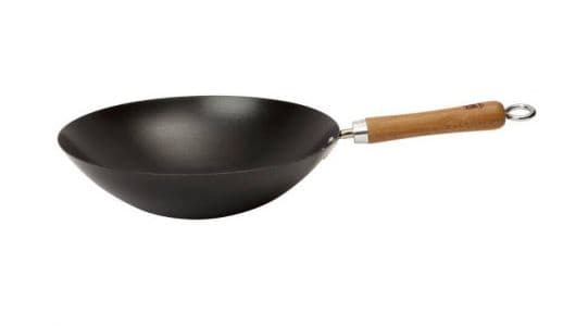 Wok Star 12"/30cm Non-stick  Wok i kolstål