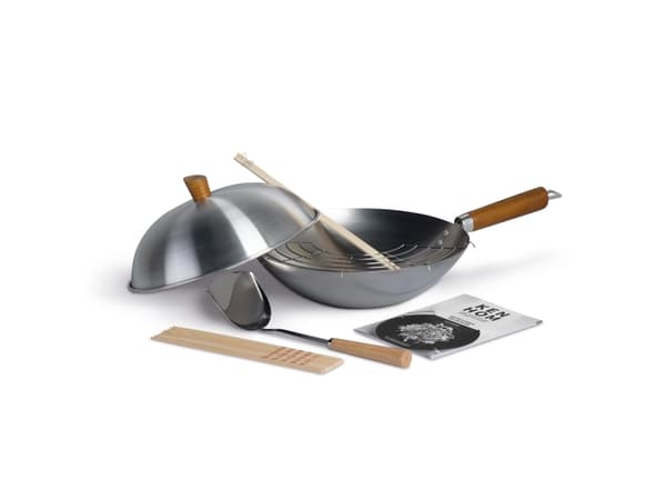 KEN HOM Wok Set CLASSIC CARBON Ken Hom