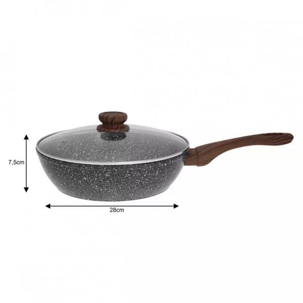 GRANITWOK 28cm GRANITTRÆ KINGHOFF KH-1584