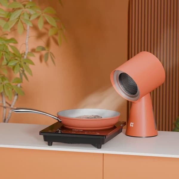 Ciarra Beyond Stekpanna 26cm Wok-kastrull Induktion Alla värmare Non-Stick-beläggning Orange