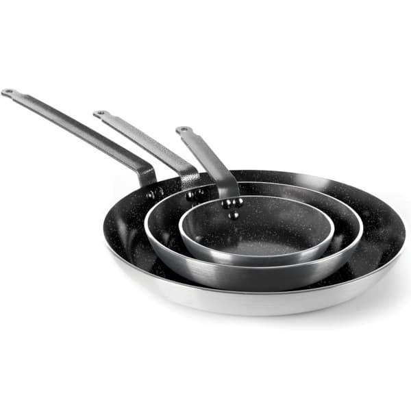 Alu bradepande med marmoreret non-stick belægning. 390 mm - Hendi 627655