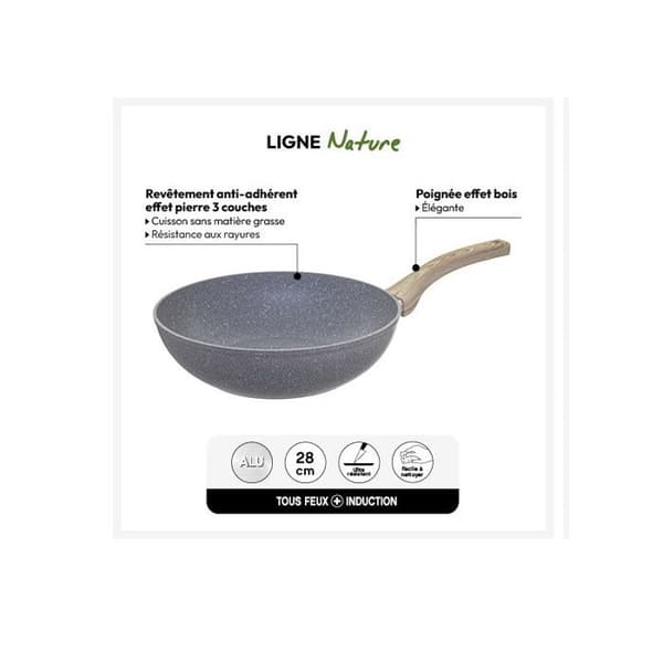 Smidd aluminium wok "Nature Cooking" 28 cm